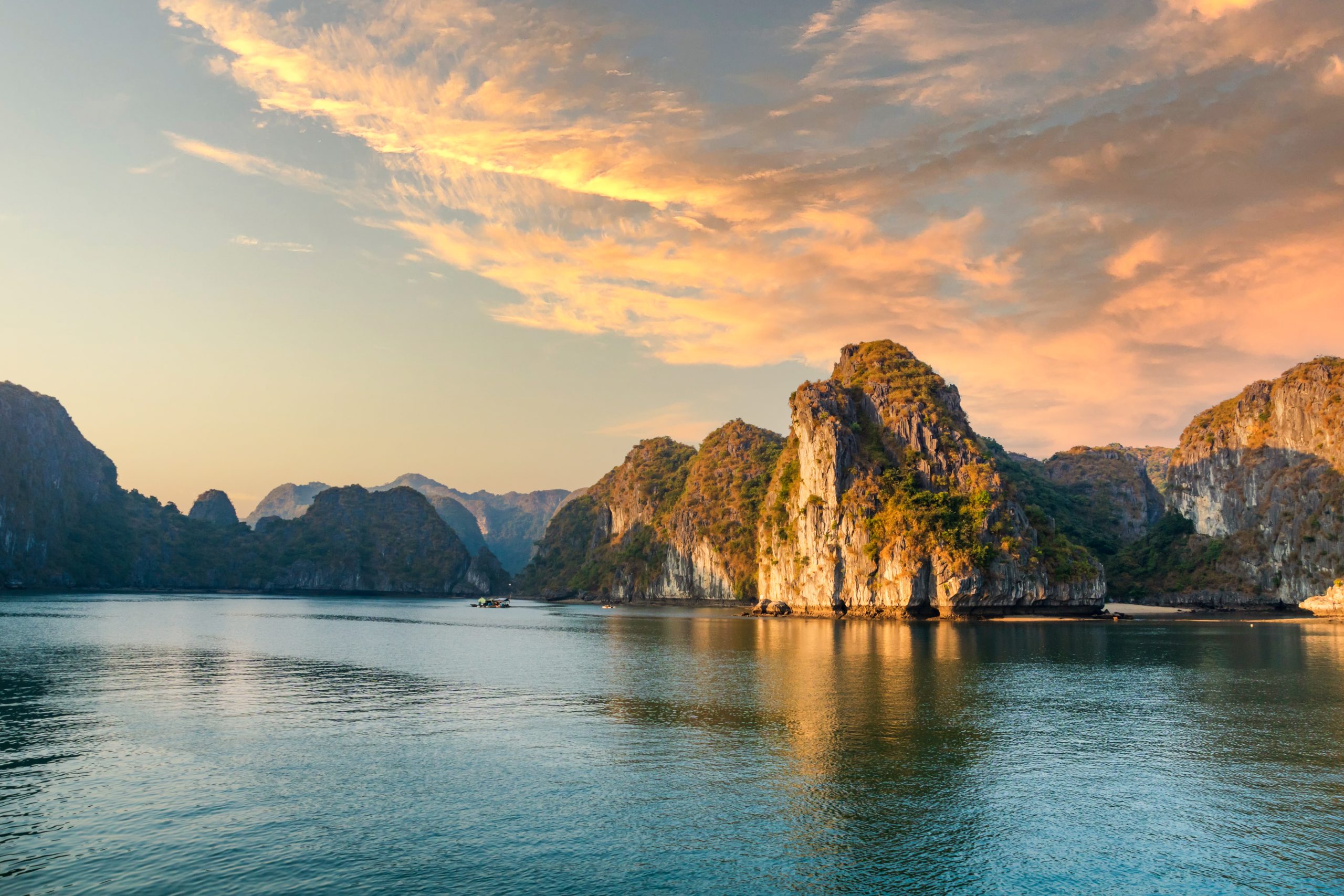 Ha Long Bay sunset